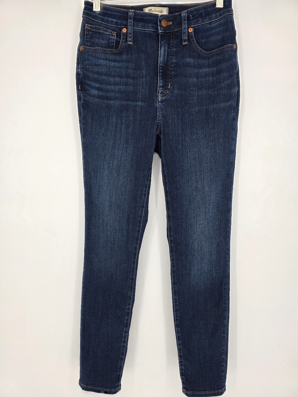 Madewell Curvy High Rise Skinny Jeans Womens 26 Dark Wash Stretch Denim